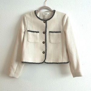 Tweed Blazer Jacker South Korea Fashion